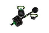 Urheilu & Fitness - ASG 20 kg. Vægtsæt - Sort/Grøn - ASG4461BL/GRONE SIZE