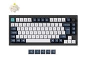 Näppäimistöt - Keychron Q1 MAX 75% Knob Wireless Tri-Mode QMK/VIA - Gateron Jupiter Banana - ND - Näppäimistö - Pohjoismainen - Musta - Q1M-M4-BO
