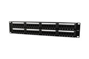 Lisätarvikkeet - Gembird NPP-C548CM-001 - patch panel with cable management - 2U - 19" - NPP-C548CM-001