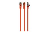 Verkkokaapelit - Gembird Cablexpert patch cable - 1 m - orange - Oranssi - 1m - PP6A-LSZHCU-O-1M