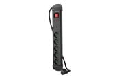 Virtakaapelit (ulkoinen) - Lanberg SP1 - power strip - 2500 Watt - SP1-05E-0300-BK