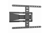 Seinäkiinnitys, AV-kiinnikkeet & AV-kalusteet - Gembird mounting kit - for TV - full motion - fine texture black - Max 50 kg - recommended for 90" - WM-90ST-02