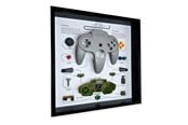 Fanituotteet - GRC - Retro Art Nintendo N64 Controller Display - Grey - Kuva - GRCFNN64G