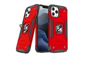 Puhelin - Kannet ja kotelot - Wozinsky  Ring Armor case for iPhone 14 Pro armored cover magnetic holder ring red - 9145576265567