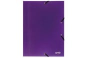 Kansio- ja muovitaskut & Hakemistot - SPREE Elastic folder PP C4 LILLA - 75608
