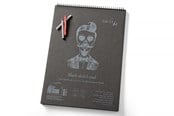 Vihkot, Lomakkeet & Muistikirjat - SMLT Drawing pad with BLACK paper. A3. 165g. - SM105-A3