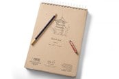 Vihkot, Lomakkeet & Muistikirjat - SMLT Drawing pad SKITSE NATURAL. A4. 100g. - SM102-A4