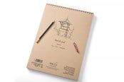 Vihkot, Lomakkeet & Muistikirjat - SMLT Drawing pad SKITSE NATURAL. A3. 100g. - SM102-A3