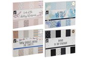 Vihkot, Lomakkeet & Muistikirjat - Creative Craft Group Block Design 11.5*16.5cm 24 sheets ass. - CR4023/GE