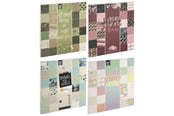 Vihkot, Lomakkeet & Muistikirjat - Creative Craft Group Block Design 25*25cm. 24 sheets 250g. - CR4007/GE