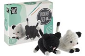 Luovat leikit - Creative Craft Group CROCHET KIT Crochet kit CAT 2 pcs. - CR1701/GE