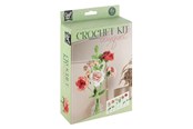 Luovat leikit - Creative Craft Group CROCHET KIT Crochet kit FLOWERS Pink - CR1736/GE