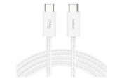 USB kaapelit - Belkin BoostCharge - USB-C cable - 24 pin USB-C to 24 pin USB-C - 1.5 m - BBD009HQ05WH2PK