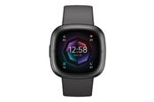 Älykellot, Urheilukellot & Aktiivisuusrannekkeet - Fitbit Sense 2 - graphite aluminium - smart watch with infinity band - shadow grey - FB521BKGB-US