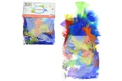 Lelut - Creative Craft Group Feathers 60 pieces in different colors - 06509