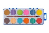 Lelut - Creative Craft Group Paint tray with 12 colors + brush - 100020