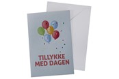 Harrastustarvikkeet - SCANSEASON Card with envelope Balloons 11*17cm - 100263