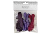 Harrastustarvikkeet - SCANSEASON Balloon 8 pcs. 23 cm. Purple metallic mix - 100840