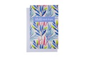 Harrastustarvikkeet - SCANSEASON CARD WITH ENVELOPE 11X17CM BLUE FLOWER - 101167