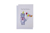 Harrastustarvikkeet - SCANSEASON CARD WITH ENVELOPE 11X17CM BEAR WITH BALLOON - 101171