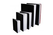 Paperit, valokuvapaperit ja tarrat - BRIGHTOFFICE Notes black wax A6 INDEX - 12031