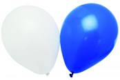 Harrastustarvikkeet - SCANSEASON Balloon blue and white 12 pcs. 23cm. - 253011