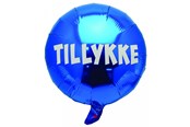 Harrastustarvikkeet - SCANSEASON Folieballon 35 cm. Blå/Tillykke - 253015