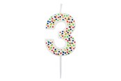 Harrastustarvikkeet - SCANSEASON Light with number 3. 7.5cm high - 253173
