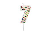 Harrastustarvikkeet - SCANSEASON Light with number 7 . 7.5cm high - 253177