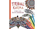 Harrastustarvikkeet - Alligator Mandala coloring book TRIBAL KARMA - 3572