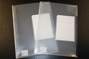 Kansio- ja muovitaskut & Hakemistot - Leitz Omslag CombiFile 3-delt A4 glasklar - 47334002