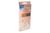 Harrastustarvikkeet - SPREE Colored pencils 12 pcs Skin Tones. - 57095