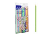 Harrastustarvikkeet - SPREE Colored pencils 12 pcs PASTELCOLORED - 57097