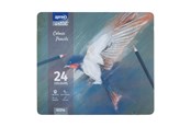 Harrastustarvikkeet - SPREE Colored pencil in metal box.24 pcs. - 57214