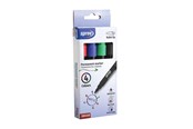 Kirjoitus- ja piirustustarvikkeet - SPREE Permanent Marker box of 4 colors. - 58450