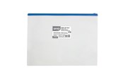 Harrastustarvikkeet - SPREE Zipper bag A4 Blue zipper - 77510