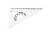 Harrastustarvikkeet - SPREE Triangle with protractor. 30-60-90-90 215mm - 78010