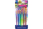 Harrastustarvikkeet - CENTRUM Brushes 6 pcs. on blister card. - 80940