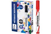 Kirjoitus- ja piirustustarvikkeet - CENTRUM Whiteboard marker 2-5 mm. RED - 80979
