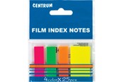 Paperit, valokuvapaperit ja tarrat - CENTRUM Indeksfaner 45*12 45*25mm 4 neonfrv. - 82216