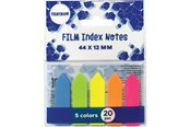 Harrastustarvikkeet - CENTRUM Indeksfaner 45*12mm 5 neonfarver ass. - 83506