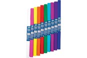 Harrastustarvikkeet - CENTRUM Crepe Paper 50cm*2m. ASS.10 rll. - 88086