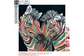 Harrastustarvikkeet - CENTRUM Diamond Painting 30*30cm. ZEBRAER - 89626