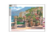 Harrastustarvikkeet - CENTRUM Diamond Painting 30*40cm. Lake bank with houses - 89754
