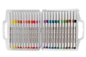 Askartelu- ja taidetarvikkeet - Hobby Mate StentusserAkrylmarkere 24 stk i kuffert - 89784
