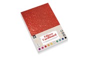 Harrastustarvikkeet - Creative Craft Group Cardboard A4 Glitter 200g 10 sheets ass. - CR0042/GE