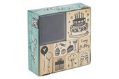 Harrastustarvikkeet - Creative Craft Group Stamp set 8 stamps + ink pad - CR1900/GE