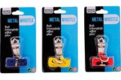 Harrastustarvikkeet - Hobby Mate Whistle with string on blister card. Ass. - F-125