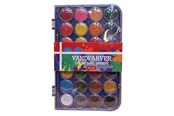 Harrastustarvikkeet - Hobby Mate Paint tray 28 colors + brush. - OFF1034