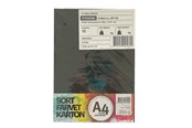 Paperit, valokuvapaperit ja tarrat - Hobby Mate Cardboard A4 220g. 10 sheets BLACK - OFF1128